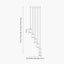 Alondra Gold Metal and White Glass LED Multi Drop Pendant