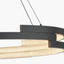 Sienna Black Metal LED Ring Pendant