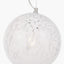 Aurora Speckled White Glass Pendant