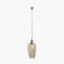 Clio Antique Silver Metal and Lustre Glass Pendant