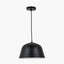Amalie Black Metal Retro Pendant