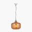 Corby Amber Glass Pendant