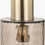 Loxley Ripple Effect Light Brown Glass Pendant