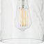 Loxley Ripple Effect Clear Glass Pendant