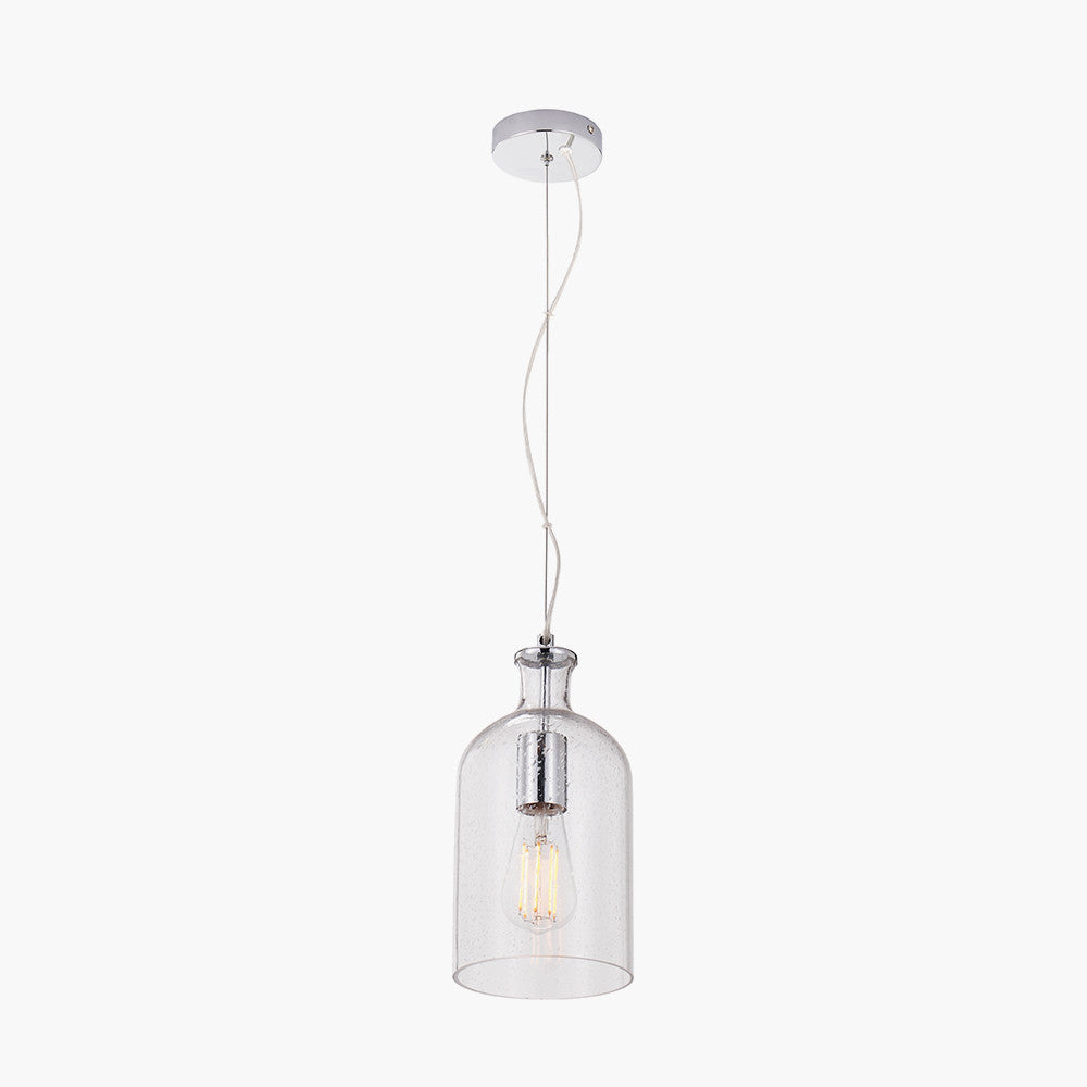 Bellamy Clear Glass Bubble Pendant
