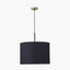 Bryce Black and Gold Metal Ceiling Pendant