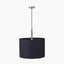 Bryce Black and Gold Metal Ceiling Pendant