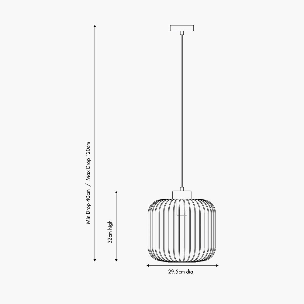 Dania Silver Metal Wire Pendant