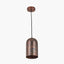 Mason Copper Effect Tall Domed Metal Pendant