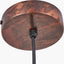 Mason Copper Effect Tall Domed Metal Pendant