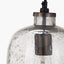 Ophelia Grey Bubble Glass Pendant