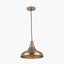 Ellis Antique Brass Café Metal Pendant