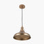 Ellis Antique Brass Café Metal Pendant