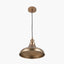 Ellis Antique Brass Café Metal Pendant