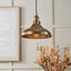 Ellis Antique Brass Café Metal Pendant