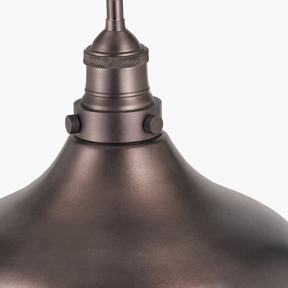 Ellis Antique Bronze Café Metal Pendant