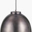 Harlem Antique Bronze Domed Metal Pendant