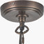 Piero Antique Bronze Metal 6 Arm Pendant