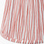 Salvatore Antique Silver Metal 6 Arm Pendant with Thiago 16cm Cinnamon Stripe Mushroom Pleat Tapered Lampshade