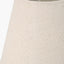 Salvatore Antique Silver Metal 6 Arm Pendant with Seychelles 15cm Cream Slubby Cotton Empire Lampshade