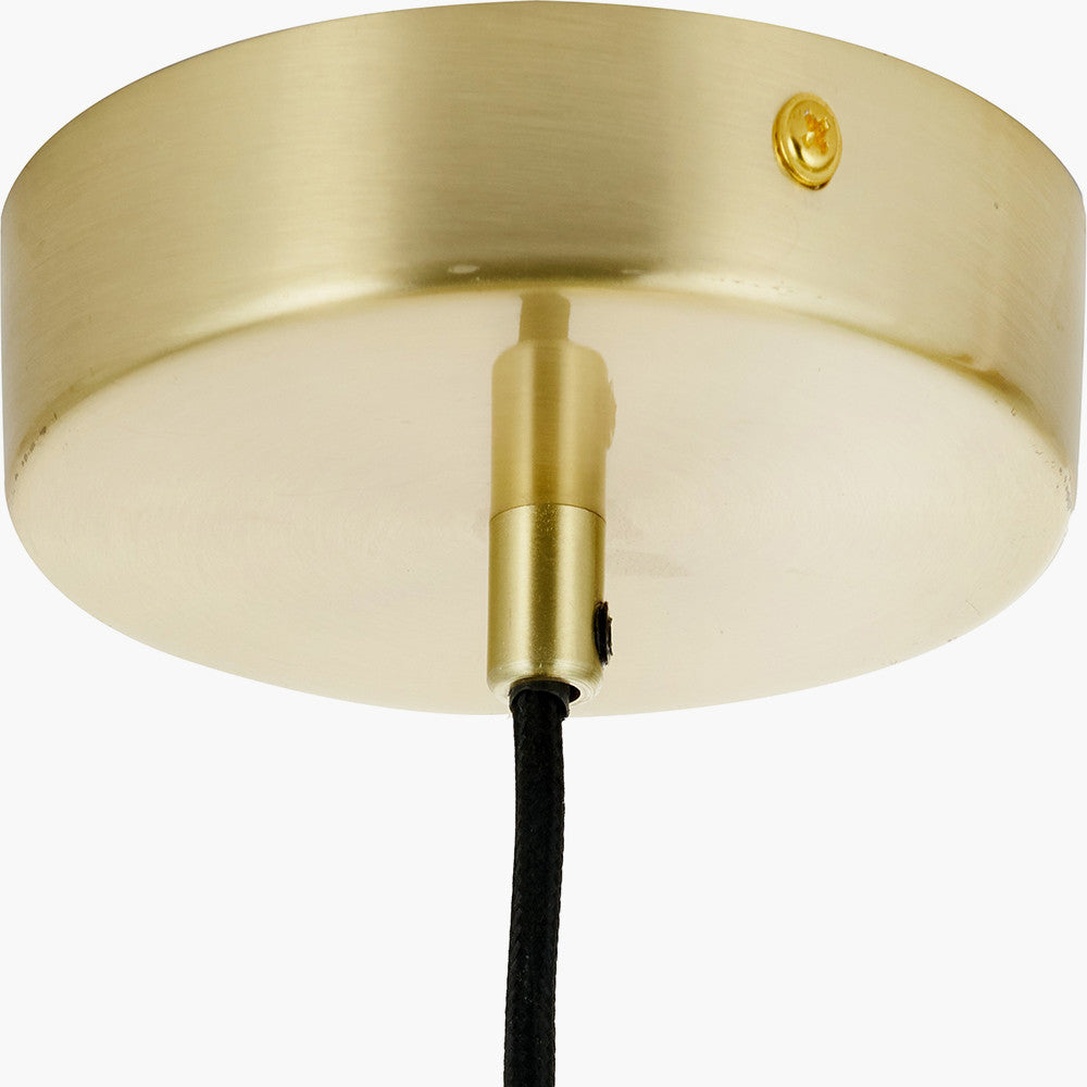 Lumi Chestnut Brown Large Glass Pendant