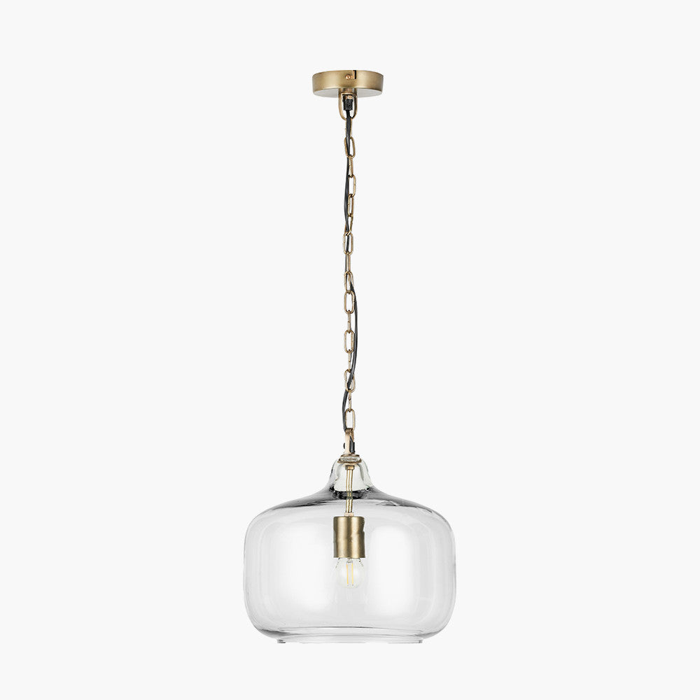 Corby Clear Glass Pendant