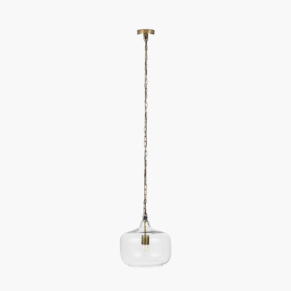 Corby Clear Glass Pendant