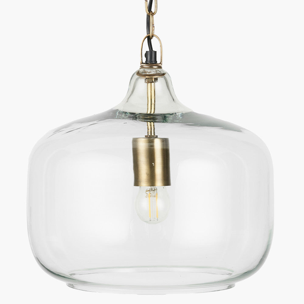 Corby Clear Glass Pendant
