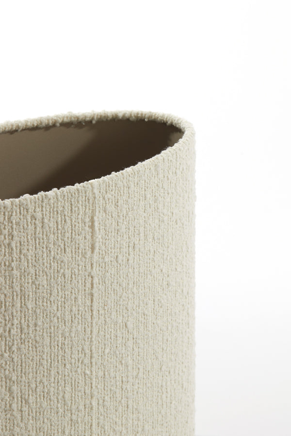 Shade oval straight slim 30-15-25 cm BOLERO white