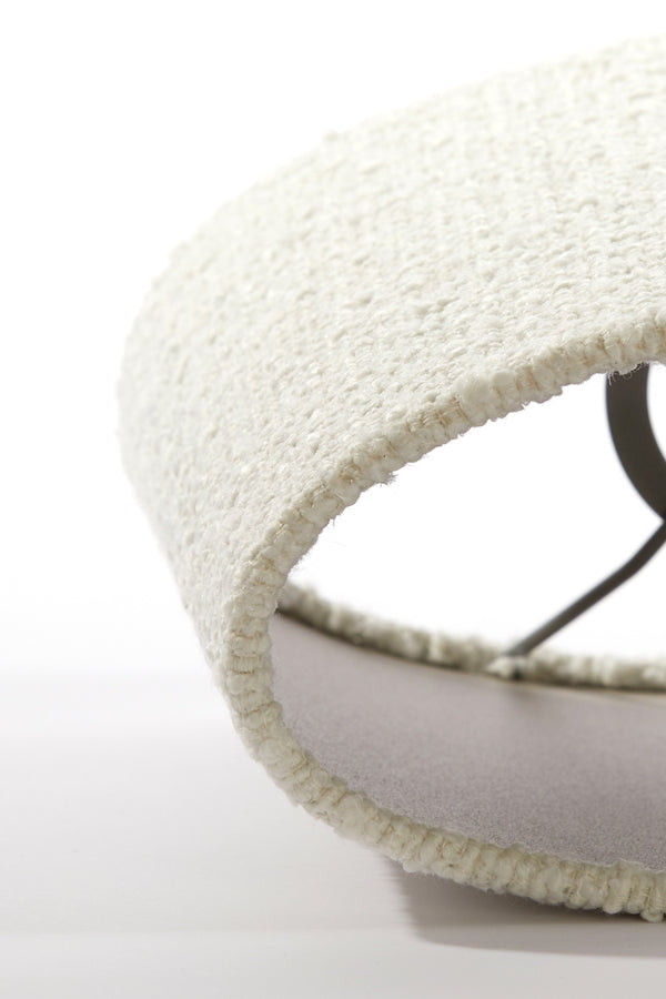 Shade oval straight slim 30-15-25 cm BOLERO white