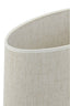 Shade oval straight slim 30-15-25 cm BRESKA pearl white