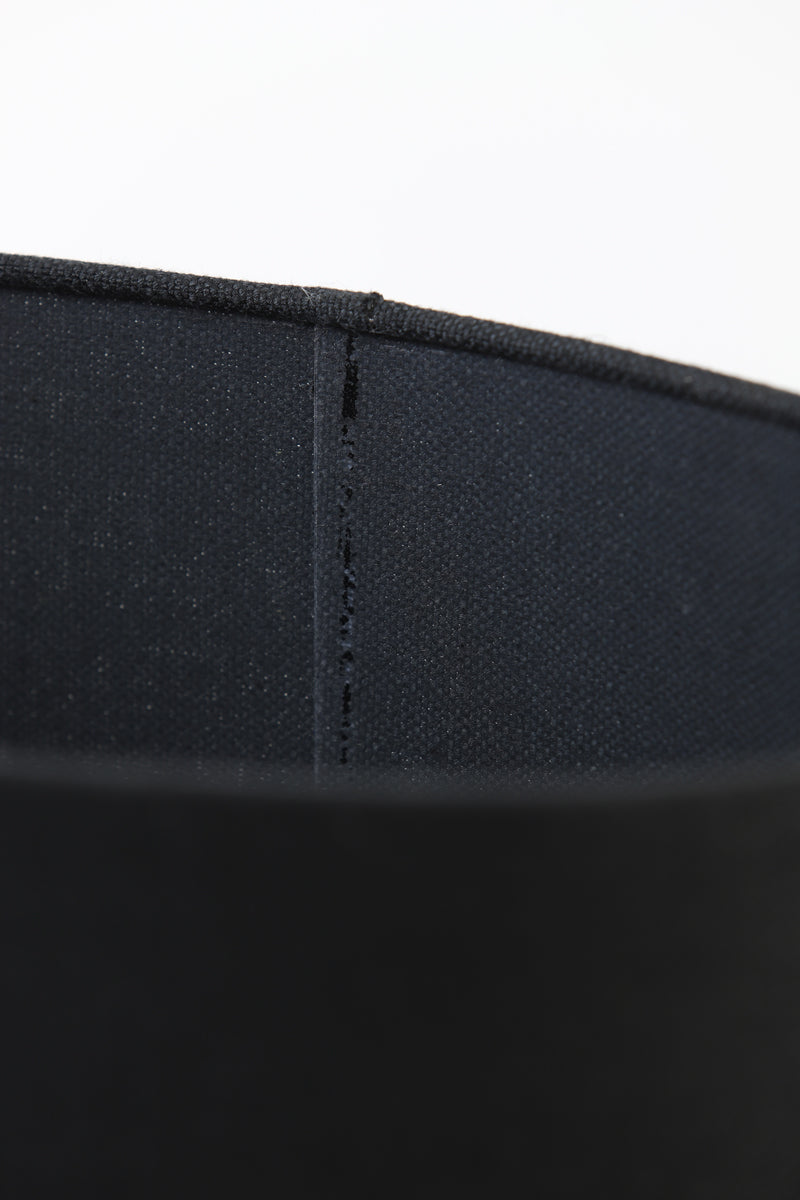 Shade oval straight slim 30-15-25 cm LIVIGNO black