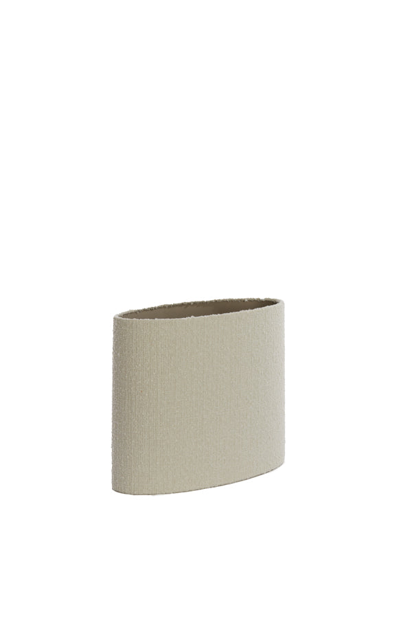 Shade oval straight slim 38-17,5-28 cm BOLERO white