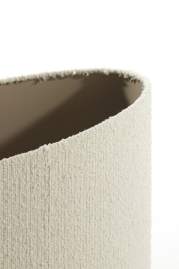 Shade oval straight slim 58-24-32 cm BOLERO white