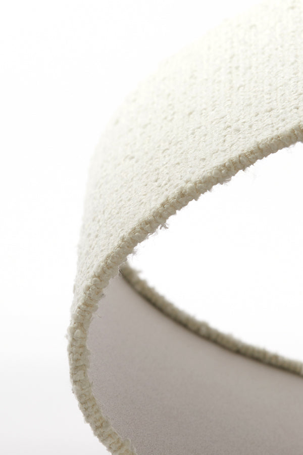 Shade oval straight slim 58-24-32 cm BOLERO white