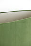 Shade oval straight slim 58-24-32 cm VELOURS dusty green
