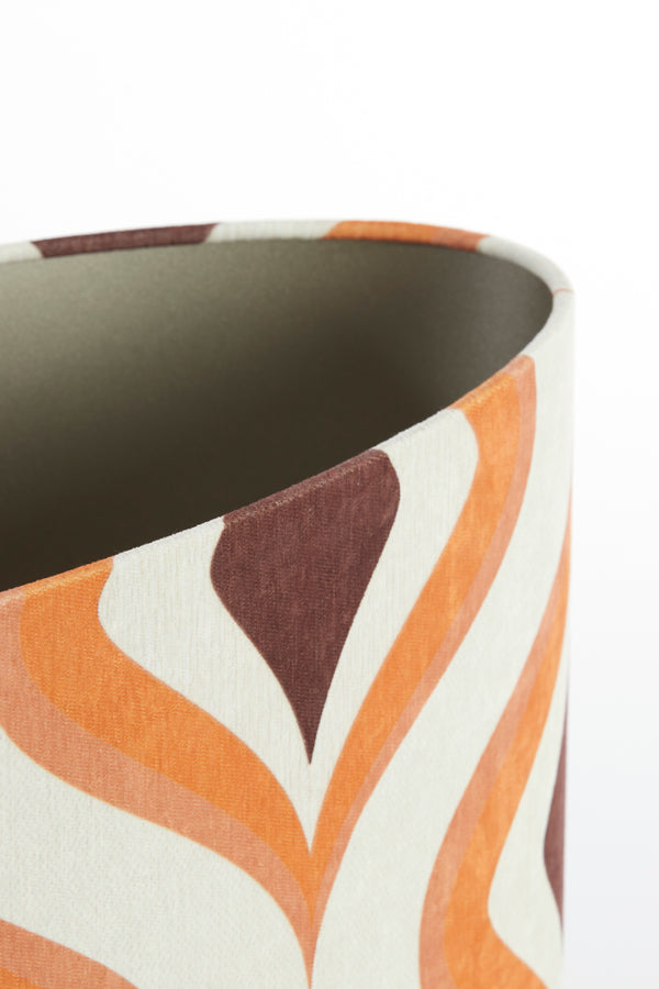 Shade oval straight slim 58-24-32 cm COOKIE brown