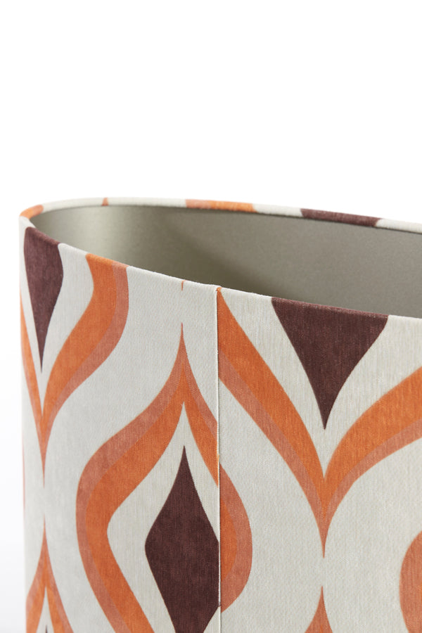 Shade oval straight slim 58-24-32 cm COOKIE brown