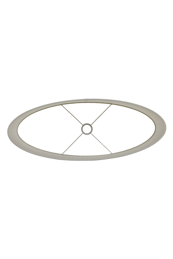 Shade oval straight slim 58-24-32 cm BRESKA pearl white