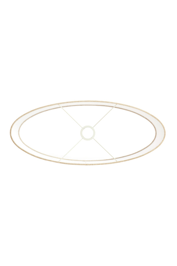 Shade oval straight slim 58-24-32 cm LIVIGNO natural