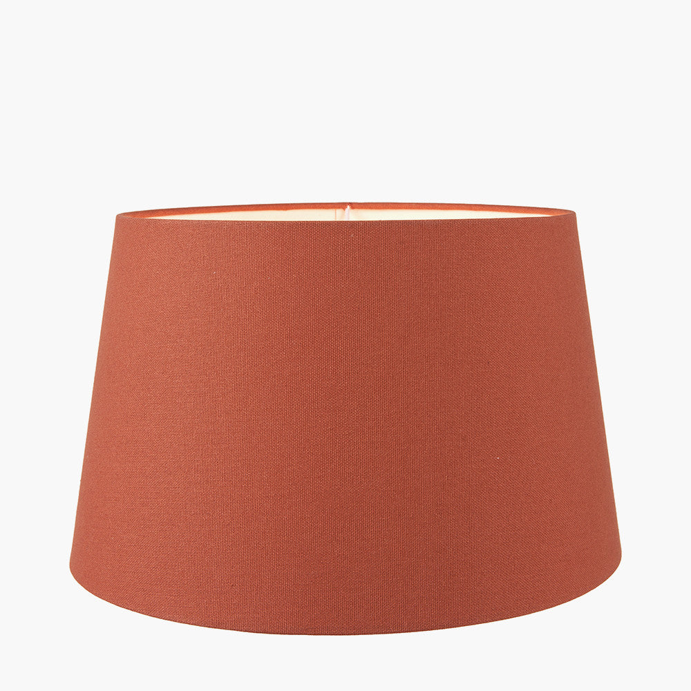 Winston 40cm Tobacco Handloom Tapered Lampshade