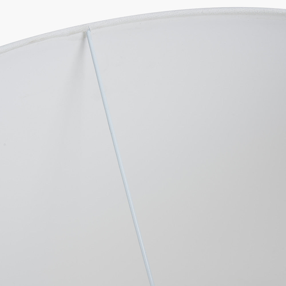 Winston 35cm White Handloom Tapered Cylinder Shade