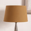 Winston 45cm Mustard Handloom Tapered Cylinder Shade