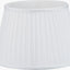 Lyndon 30cm Ivory Silk Mix Knife Pleat Tapered Lampshade