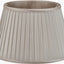 Lyndon 30cm Taupe Silk Mix Knife Pleat Tapered Lampshade