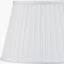 Lyndon 35cm Ivory Poly Cotton Knife Pleat Shade