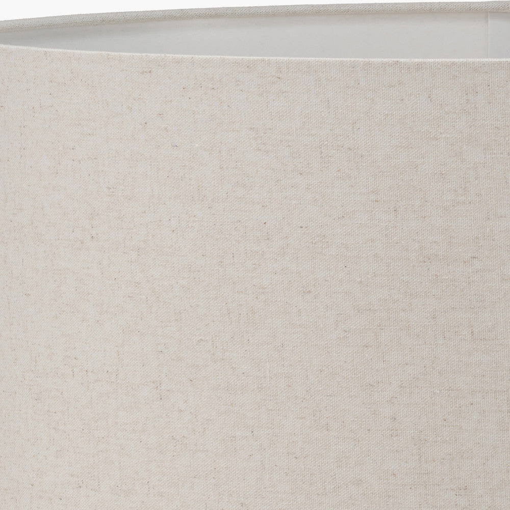Quinn 45cm Slubby Hopsack Cylinder Shade