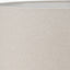 Quinn 45cm Slubby Hopsack Cylinder Shade