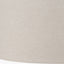 Quinn 50cm Slubby Hopsack Cylinder Shade