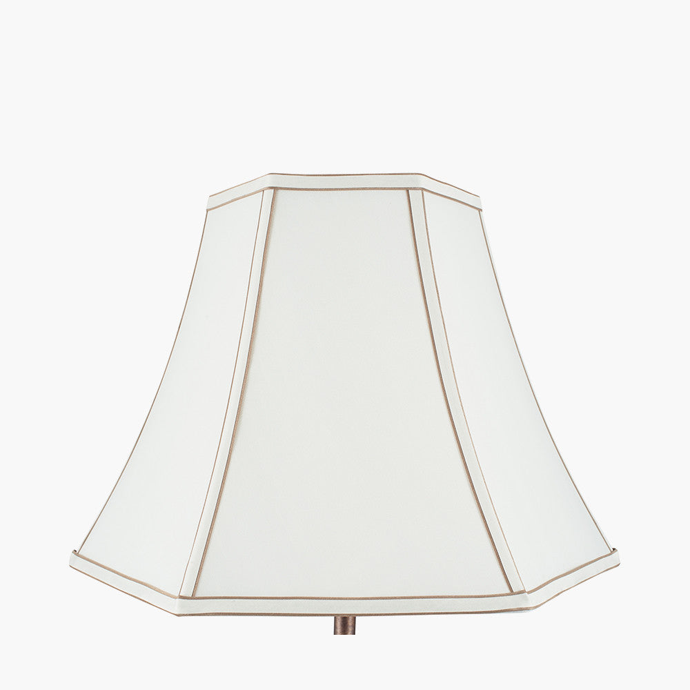 Lyla 30cm Cream Silk Mix Bowed Lampshade